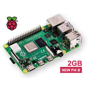Nouvelle carte Raspberry PI 4 modèle B - Version 2Gb (Vue 0)