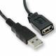 Cable USB 2.0 A Male vers USB 2.0 A Femelle 1m