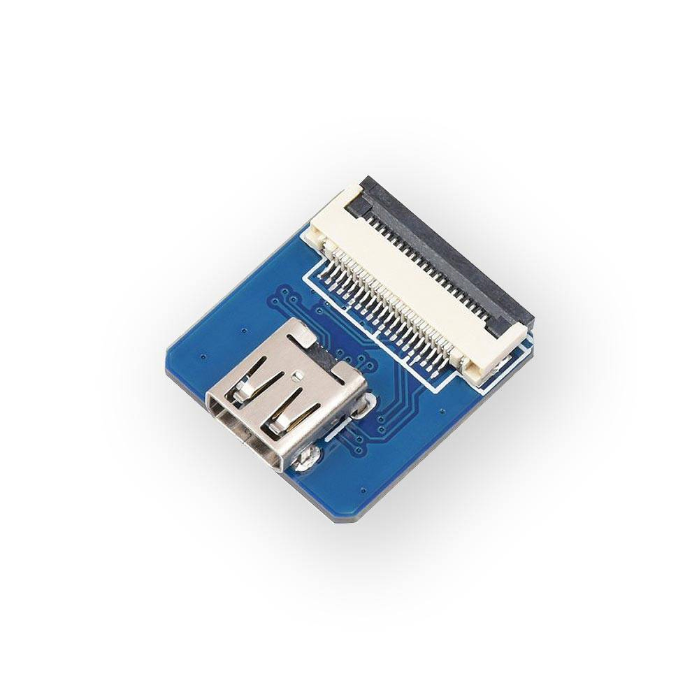 Adaptateur connecteur micro HDMI Horizontal type B vers câble plat FFC