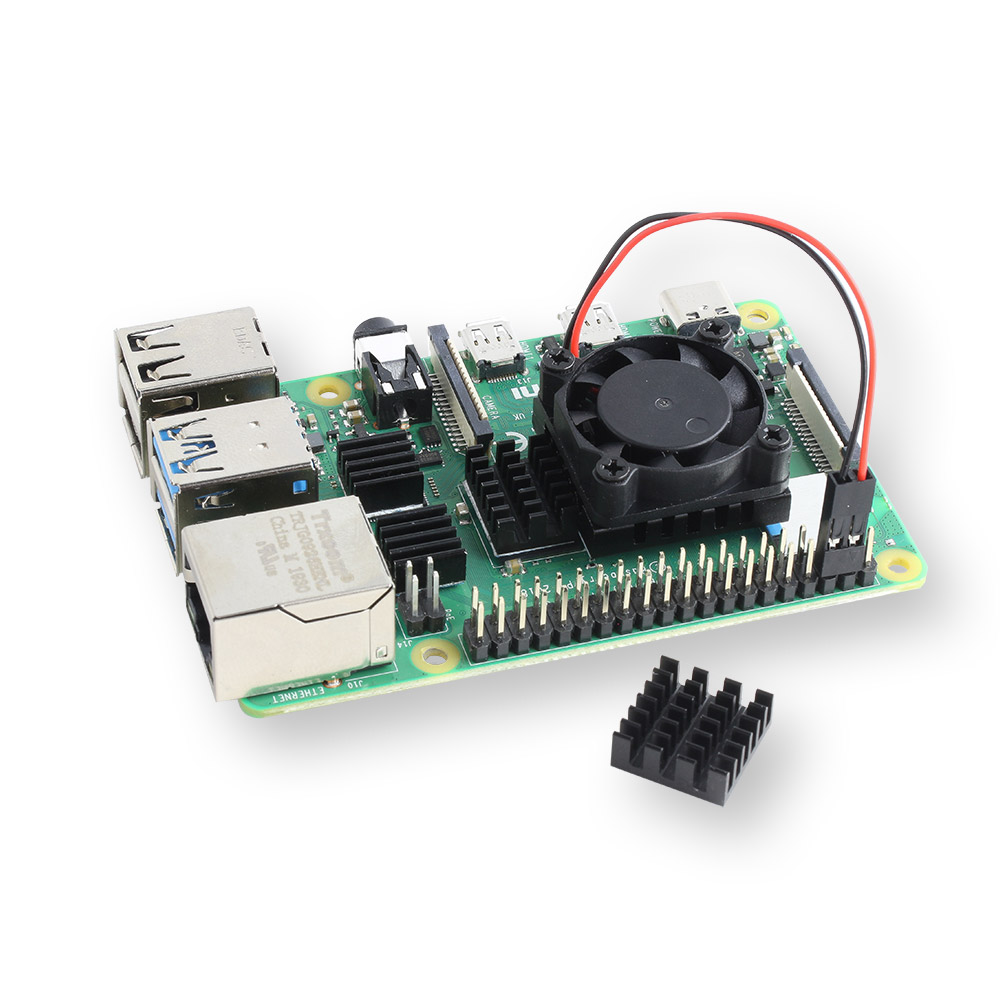 Dissipateur thermique Raspberry Pi 4 avec ventilateur silencieux