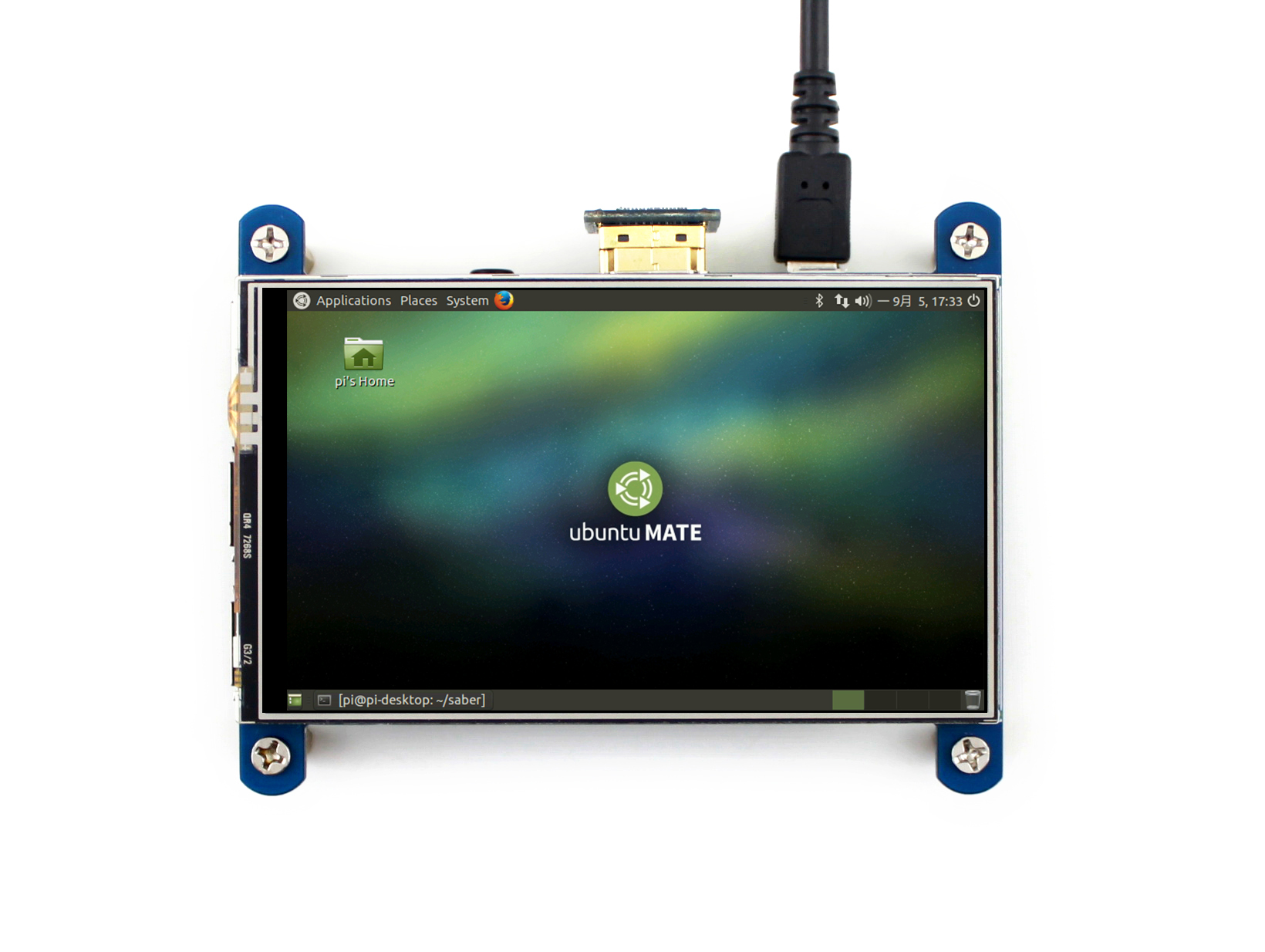 Ecran 3.5 LCD HDMI tactile pour Raspberry PI 3 et 4
